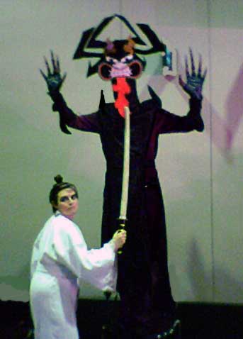 Samurai Jack and Aku
